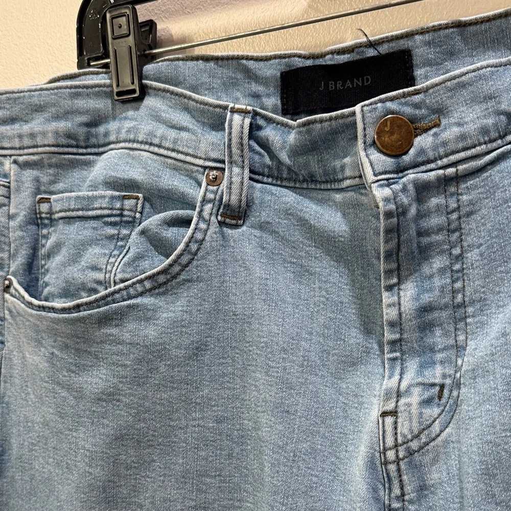 J Brand Kane Straight Fit Light Blue Denim Jeans Size 32 - Picture 5 of 7